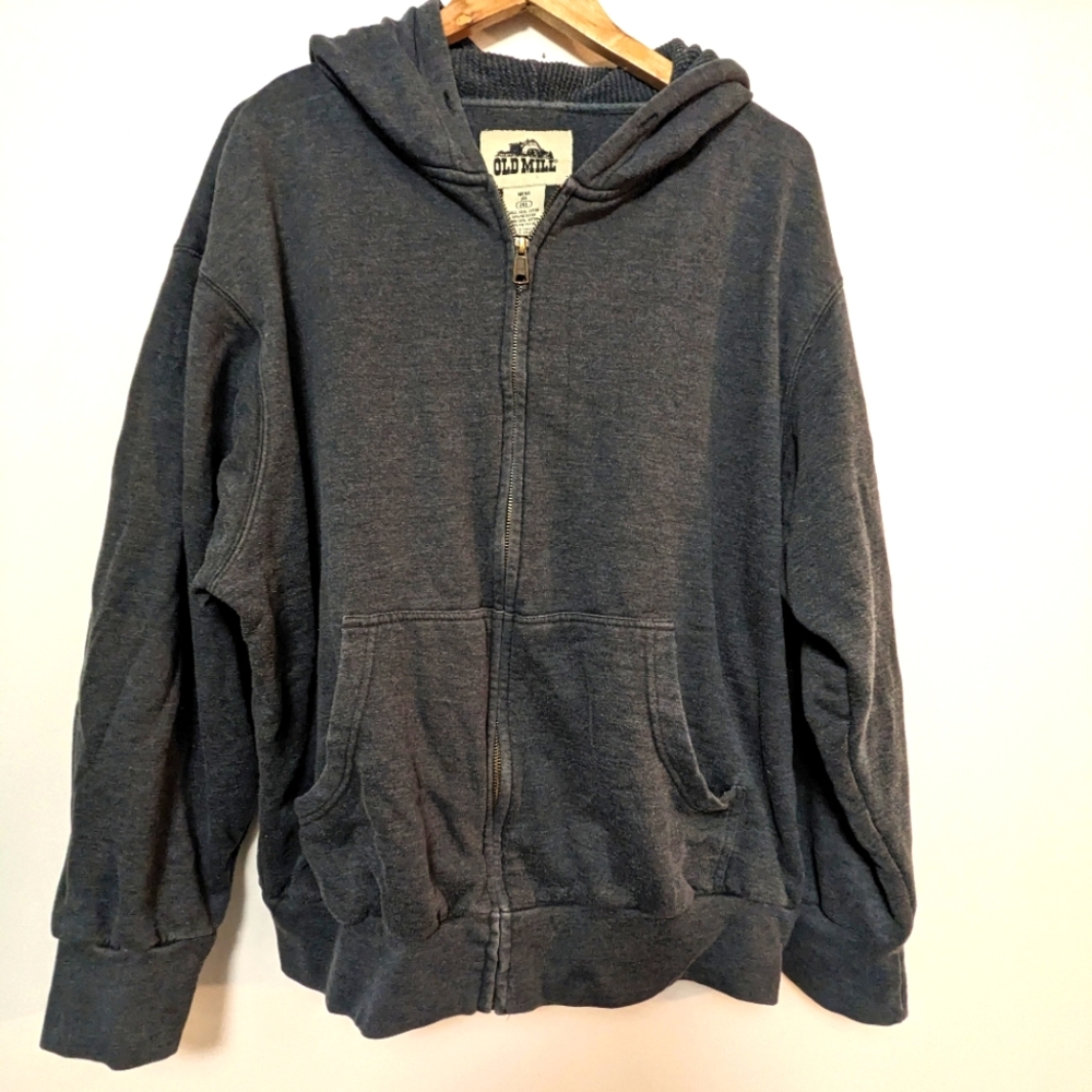 Y2K Grunge Zip Up Hoodie